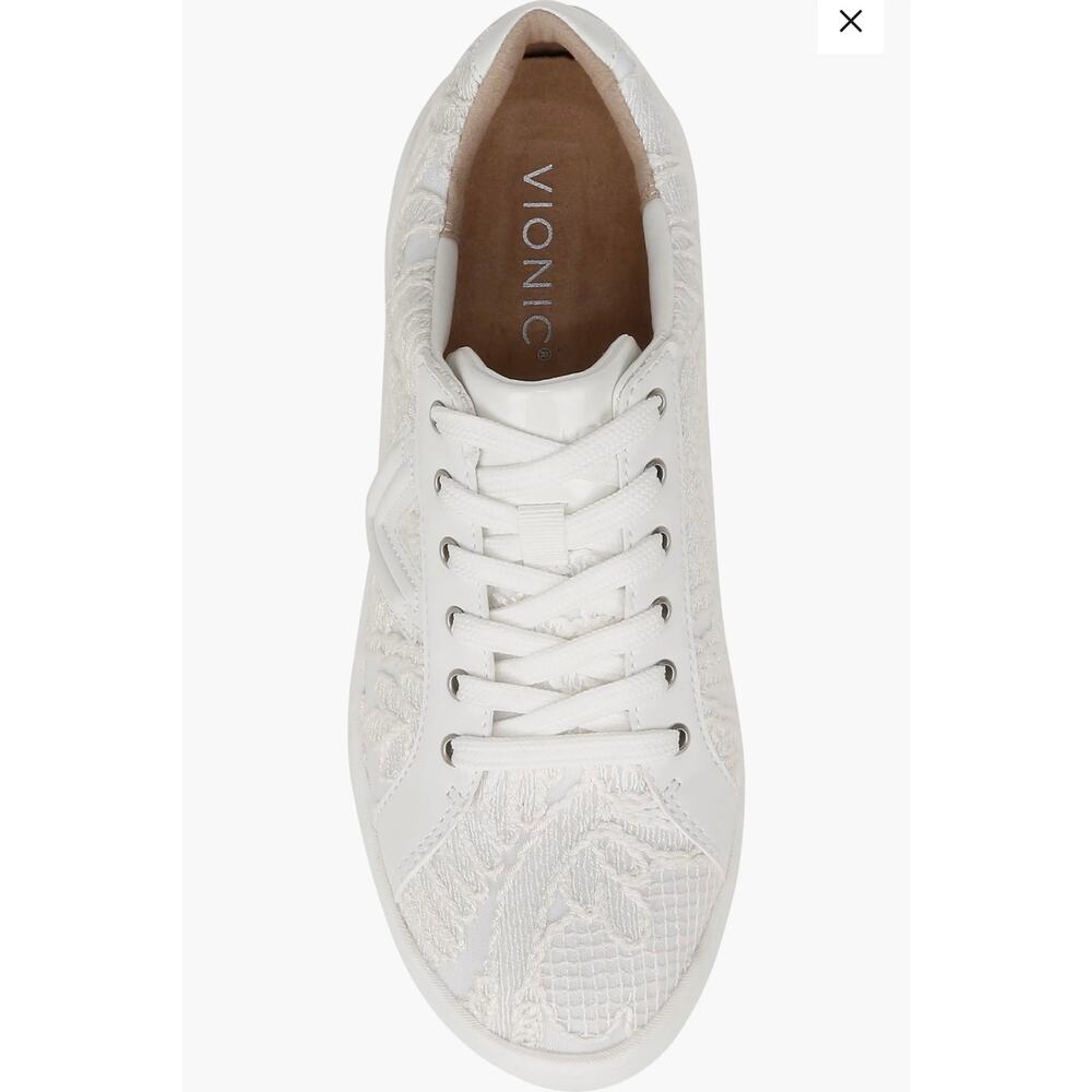 Vionic LACE upper KEARNY sneaker shoes Women's size 7.5 lace leather - Picture 4 of 16